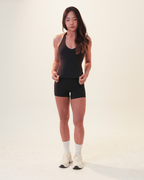 Unifé Halter Tank with Built-in Bra | Black