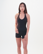 Unifé Halter Tank with Built-in Bra | Black