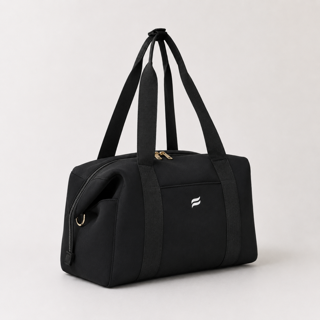 Nomad Duffle Bag v1 | Black (with Gold Hardware)