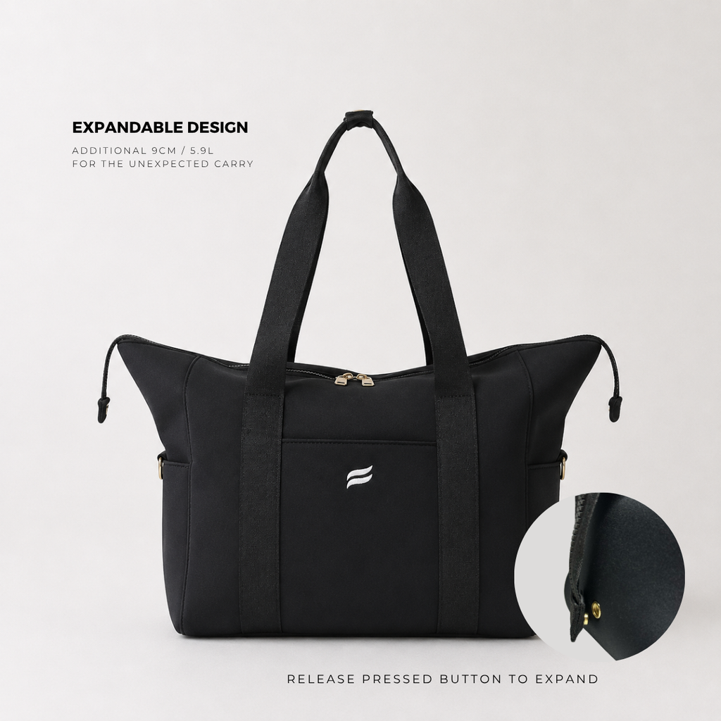 Nomad Duffle Bag v1 | Black (with Gold Hardware)