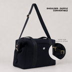 Nomad Duffle Bag v1 | Black (with Gold Hardware)