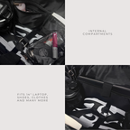 Nomad Duffle Bag v1 | Black (with Gold Hardware)