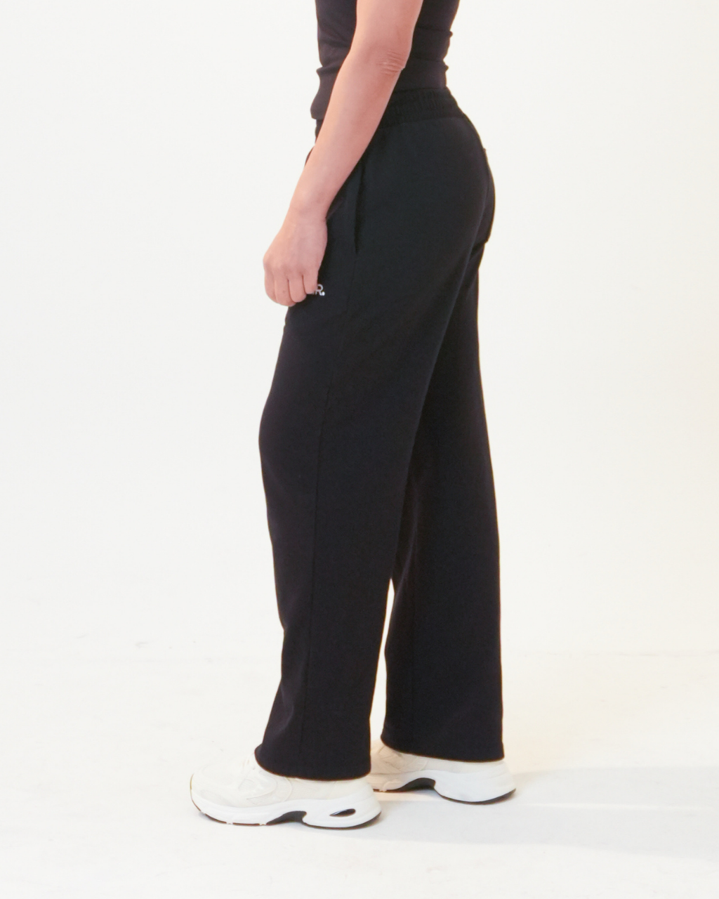 Flair Straight Leg Joggers | Black