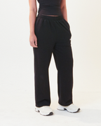 Flair Straight Leg Joggers | Black
