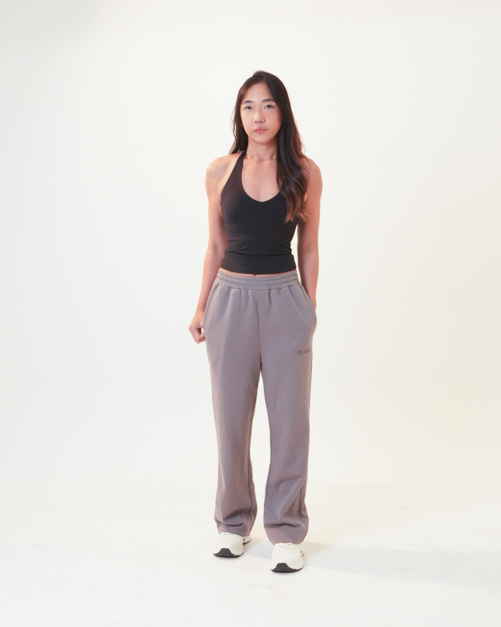 Flair Straight Leg Joggers | Steel