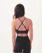 Hera Crossback Sports Bra | Black