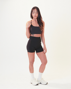 Hera Crossback Sports Bra | Black