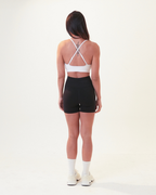 Hera Crossback Sports Bra | White