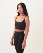Essence Tank Sports Bra | Black