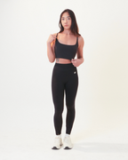 Essence Tank Sports Bra | Black