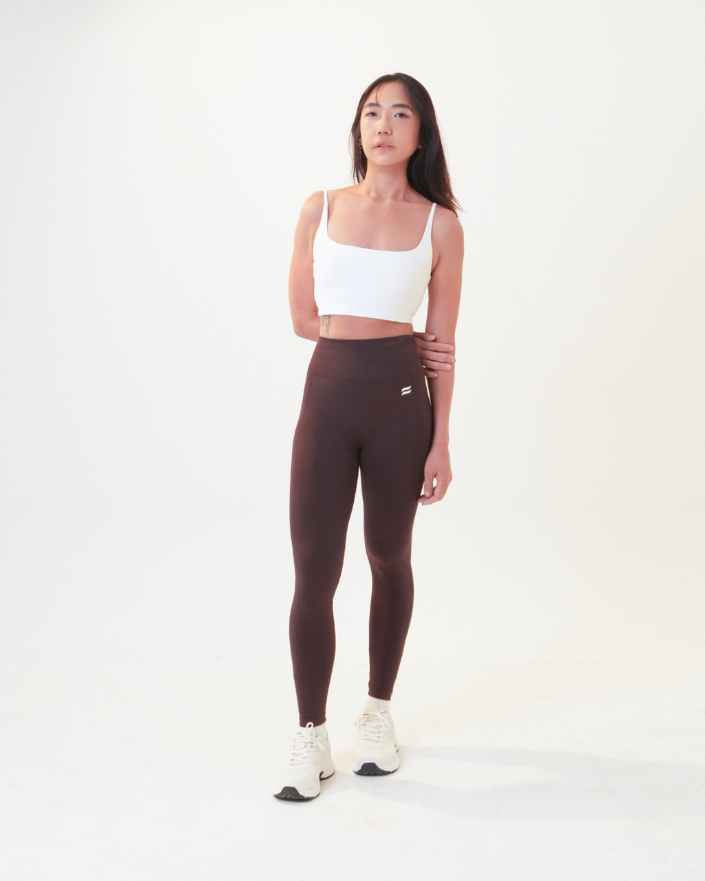 Essence Tank Sports Bra | White