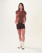 Compression Tee | Cocoa