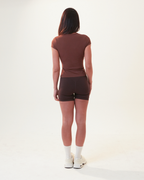 Compression Tee | Cocoa